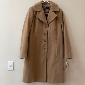 Tommy Hilfiger fleece Trench Coat Tan Camel